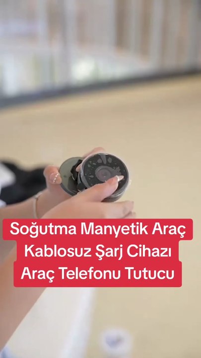 Soğutma Manyetik Araç Kablosuz Şarj Cihazı Araç Telefonu