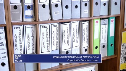 UNIVERSIDAD NACIONAL DE MAR DEL PLATA - Capacitación Docente a.d.u.m.