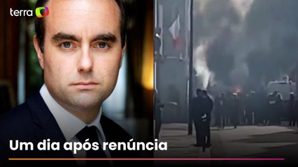 Van pega fogo próximo à residência oficial do primeiro-ministro da França, em Paris