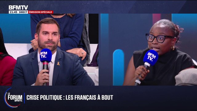 FORUM BFMTV - Vos collègues ont parfois été condamnés pour des actes de néonazisme : échange tendu entre Danièle, étudiante et Julien Odoul, député RN