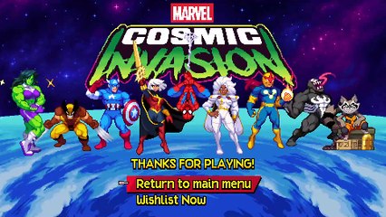 MARVEL Cosmic Invasion | Spiderman and Wolverine Gameplay | Demo Walkthrough