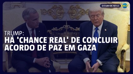 Trump diz que há 'chance real' de concluir acordo de paz em Gaza