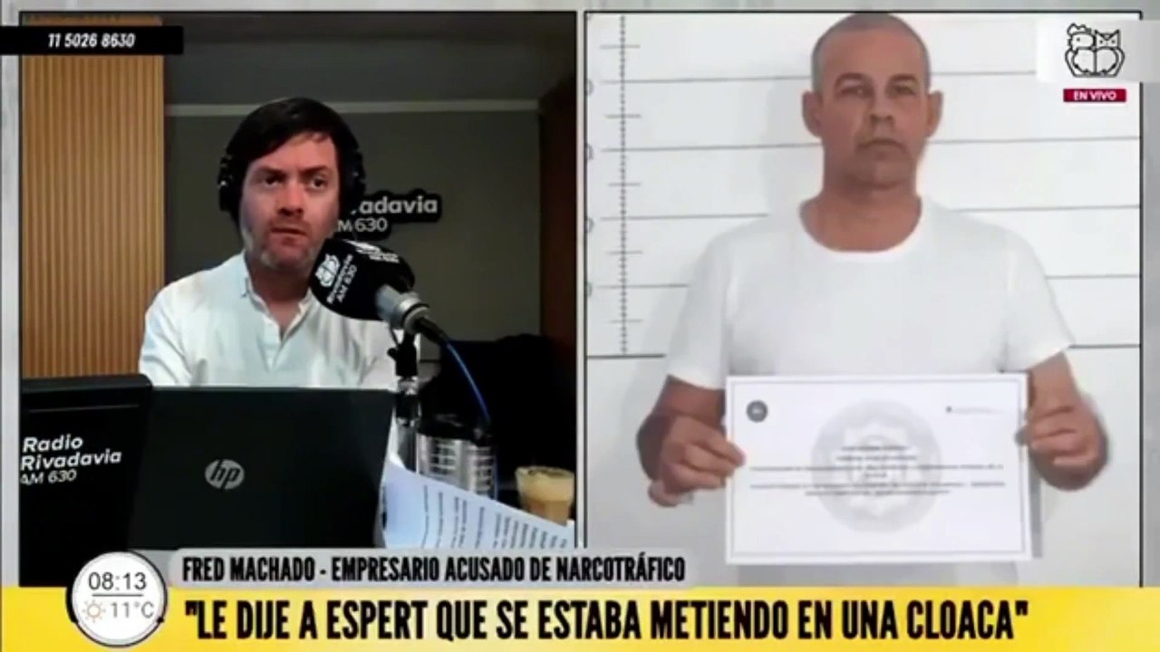 Fred Machado rompió el silencio: negó vínculos con el narcotráfico y apuntó contra Espert por "negarlo" tras haber recibido su ayuda económica