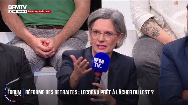 FORUM BFMTV - Crise politique: Tout cela me met en colère [...] on se bat à l'Assemblée nationale pour vous , déclare Sandrine Rousseau, députée Écologiste et Social