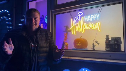 Halloween Light Show for Mental Health Charity