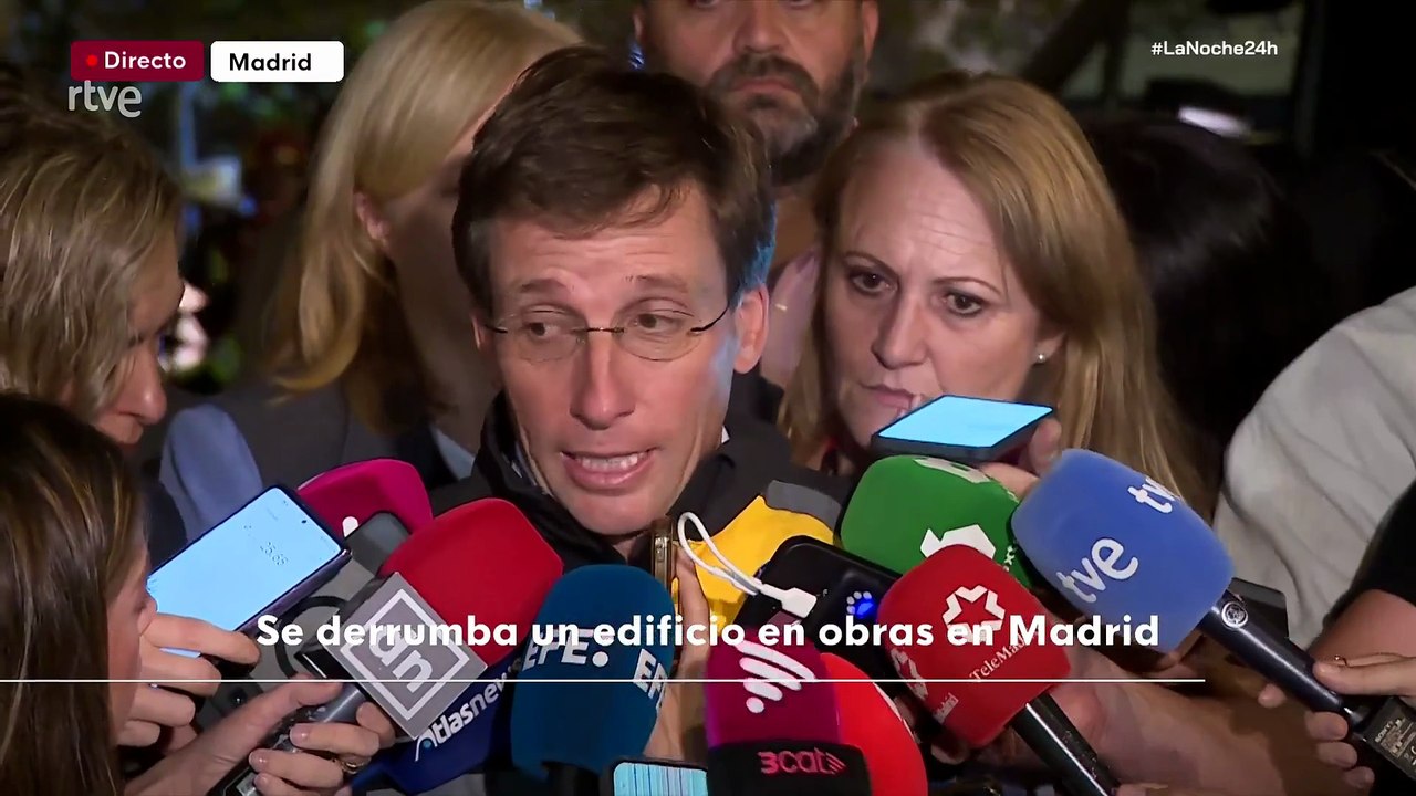 Almeida confirma que hay al menos dos muertos en el derrumbe del edificio en Madrid