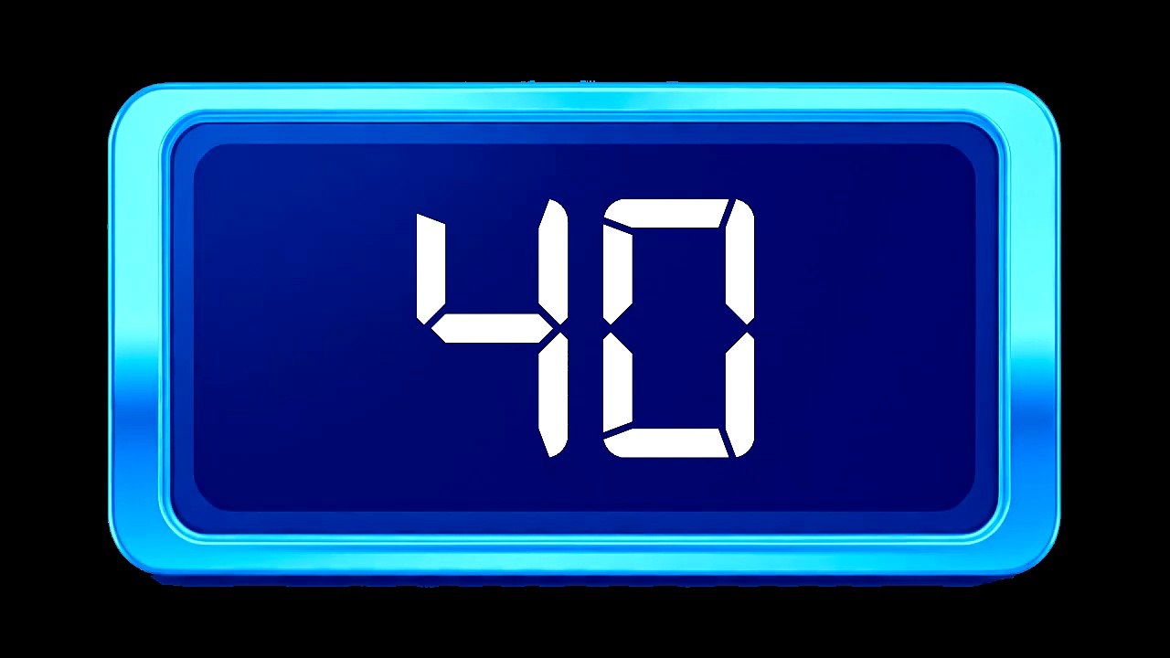 Timer 40 seconds / Relógio Regressivo - Dígito...