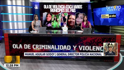 El director de la Policía, Manuel Godoy, se expresa ante aumento de criminalidad en los municipios del país