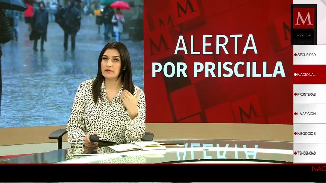 Huracán 'Priscilla' podría intensificarse a categoría 3 en las próximas horas: SMN