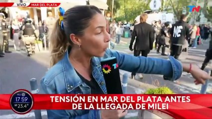 Tensión en Mar del Plata por la visita de Javier Milei: protestas y fuerte operativo de seguridad