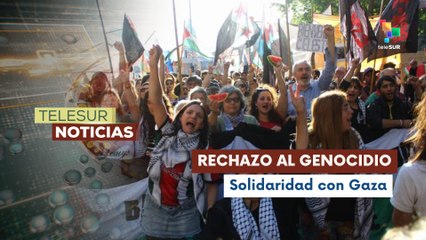 Pueblo argentino se movilizó para rechazar agresiones de Israel contra Gaza
