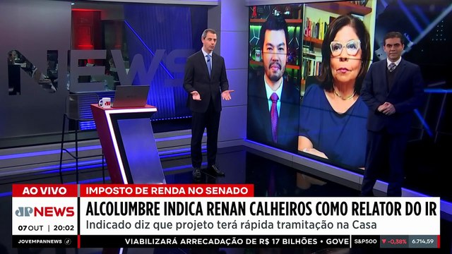 IR: Renan Calheiros é indicado por Alcolumbre para ser relator no Senado