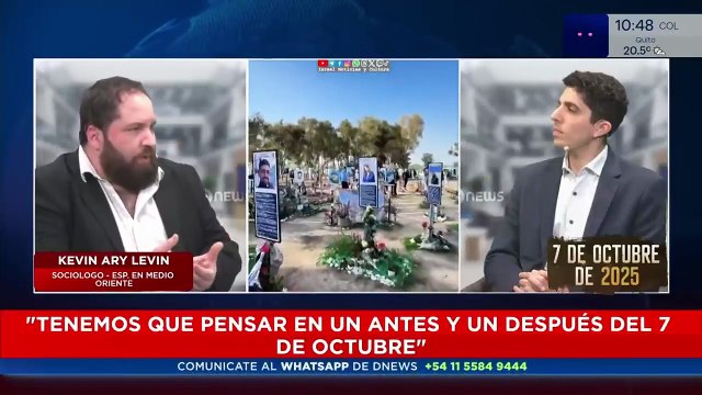 🗣️ “Hamás buscó paralizar la región”, habla Kevin Ary Levin en DNews a dos años del ataque de Hamás