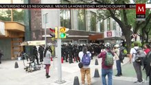 En la Ciudad de México, reportan disturbios en la marcha por Palestina