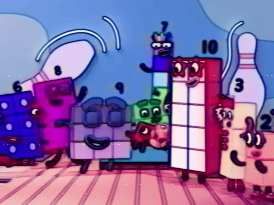 Numberblocks Tenpin Tournament Ending - 1960's Version