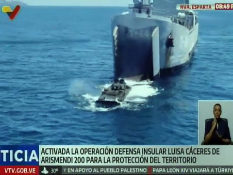 FANB activa la Operación Defensa Insular Luisa Cáceres de Arismendi 200 en Nueva Esparta