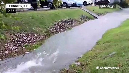 Rain falls from the mid-Atlantic to the Northeast