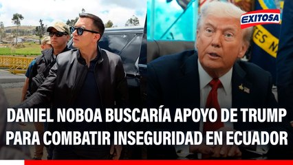 Presidente de Ecuador busca combatir inseguridad en su país con apoyo de EE.UU., según experto