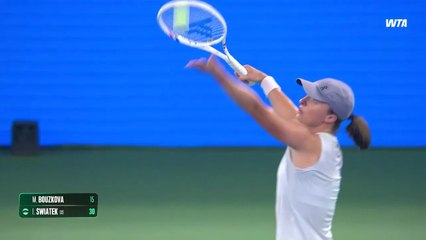 Iga Swiatek VS Marie Bouzkova | WTA Highlights | Round of 32 | Wuhan 2025