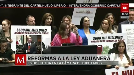 En la Cámara de Diputados, se aprueban en lo general reformas a la Ley Aduanera