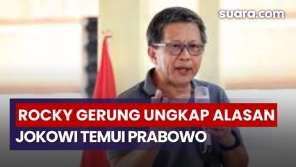 Ada apa dengan Jokowi? Rocky Gerung Ungkap Dugaan Alasan Pertemuan Mendadak dengan Prabowo