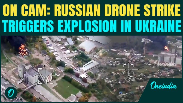 Russia Pounds Ukraine with Geran-2 Drones, Fuel Depot Erupts in Flames | War at Zaporizhzhia Plant