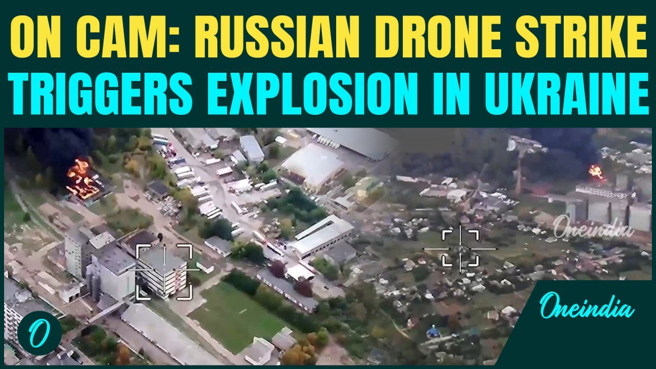 Russia Pounds Ukraine with Geran-2 Drones, Fuel Depot Erupts in Flames | War at Zaporizhzhia Plant