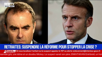 Élisabeth Borne ouvre la porte à une "suspension" de sa réforme des retraites