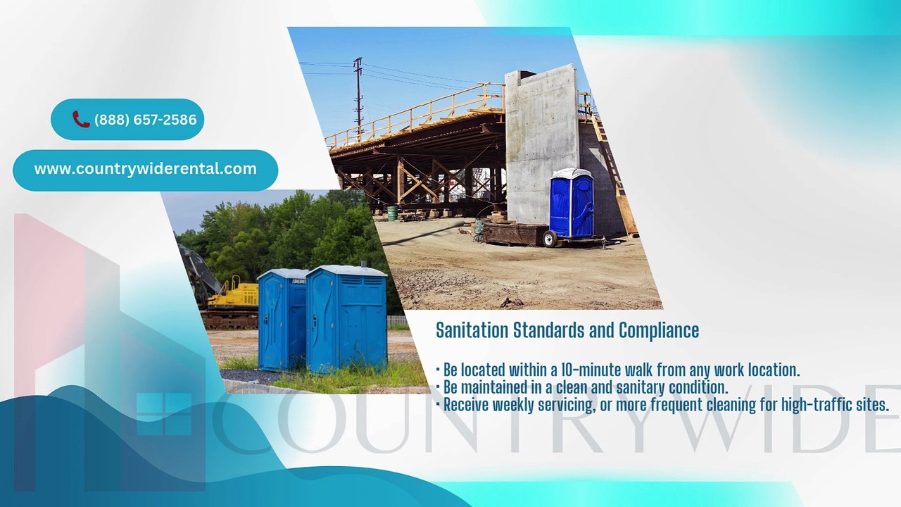 Worksite Hygiene Made Easy with Standard RestroomsCountrywide Rental