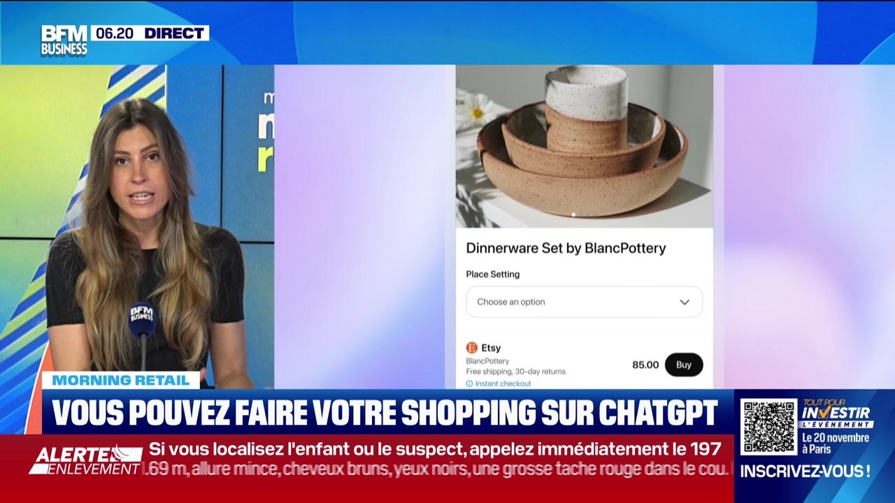 Morning Retail : Vous pouvez faire votre shopping sur ChatGPT, par Eva Jacquot - 08/10