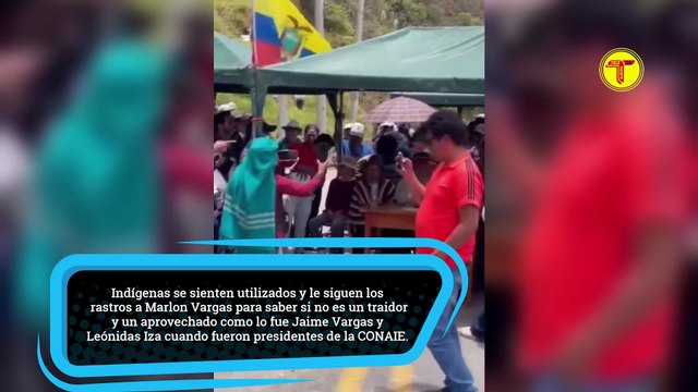 MUJER INDÍGENA DESENMASCARA LOS INTERESES OSCUROS DE CIERTOS DIRIGENTES DE LA CONAIE