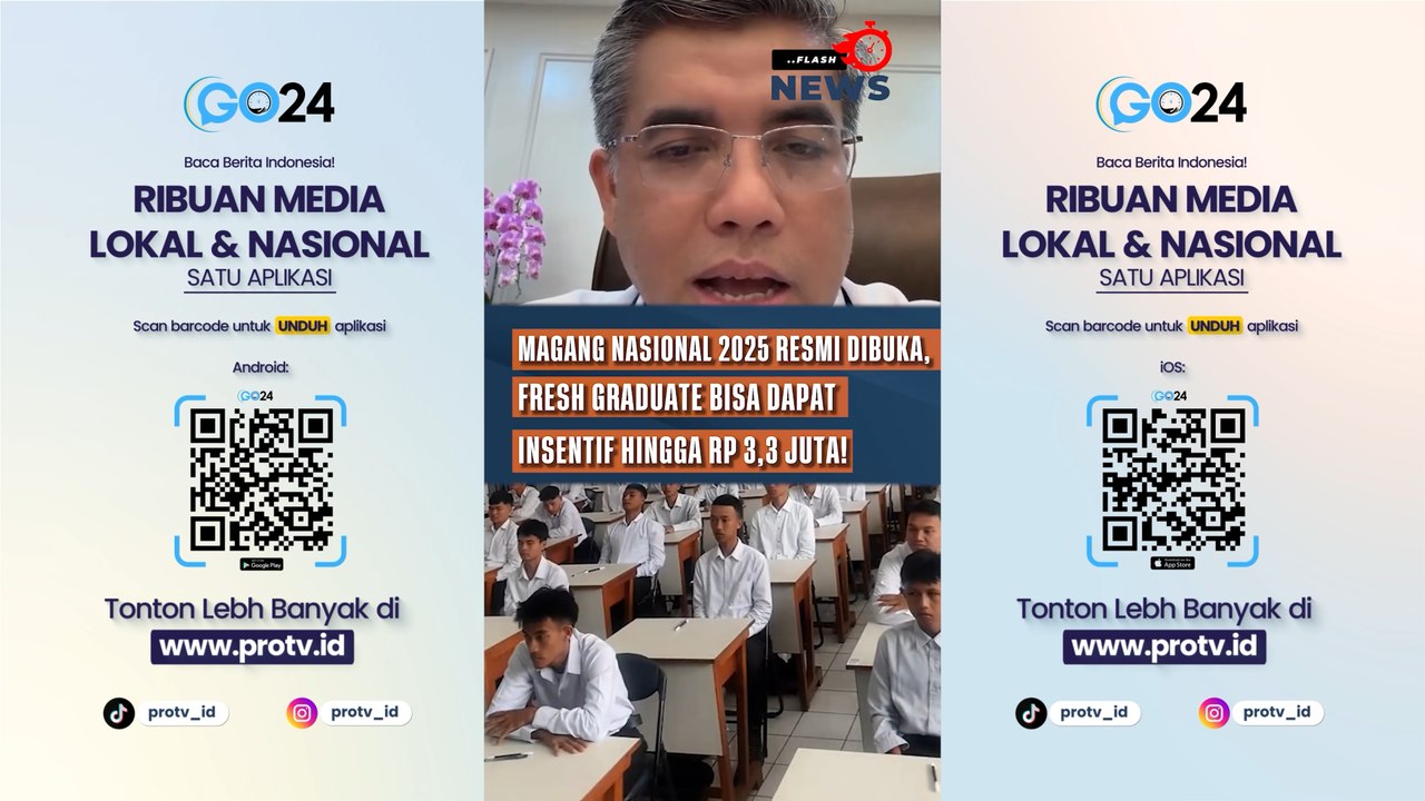 Magang Nasional 2025 Resmi Dibuka, Fresh Graduate Bisa Dapat Insentif hingga Rp 3,3 Juta!