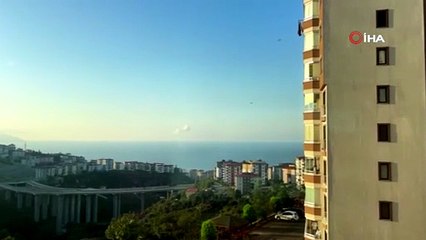 Üst üste gizemli deniz araçlarının bulunduğu Trabzon'da korkutan patlama!