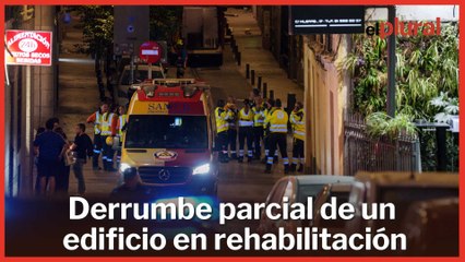 Así ha sido el derrumbe del edificio en el centro de Madrid