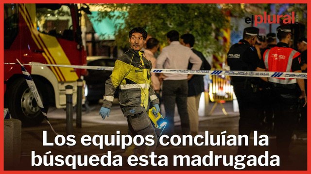 Hallados sin vida los cuerpos de los cuatro desaparecidos en el derrumbe del edificio de la calle Hileras