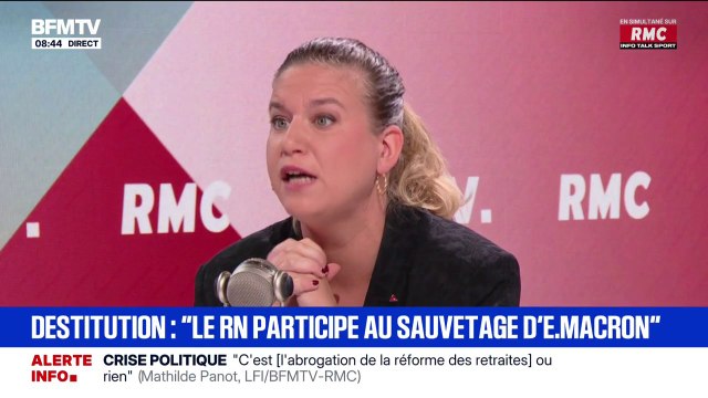 Mathilde Panot (LFI): Seule la gauche de rupture peut empêcher l'extrême droite d'arriver au pouvoir