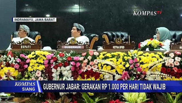 Gubernur Jabar Dedi Mulyadi Sebut Gerakan Rp1.000 per Hari Tidak Wajib, Begini Respons Menkeu