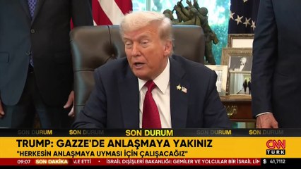 Son Dakika: Trump'tan Gazze Anlaşmasıyla İlgili Kritik Açıklama
