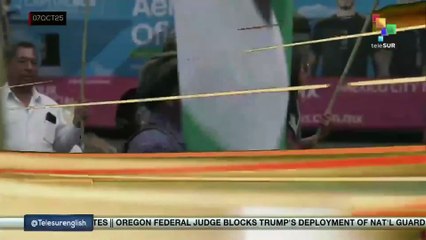 Mexico | Hundreds of people take to the streets to support the Palestinian cause