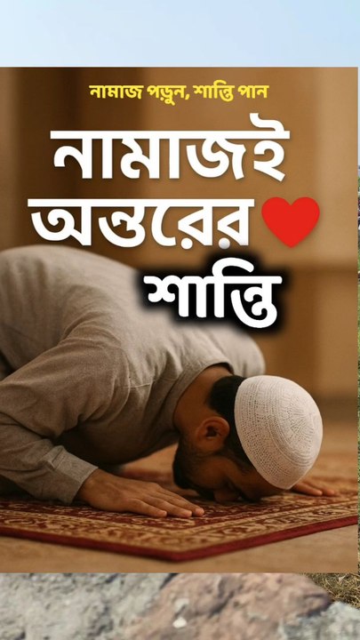 নামাজ শুধু ফরজ নয়, এটা অন্তরের শান্তির উৎস 🕋 | Namaz Motivation | Islamic Short Video