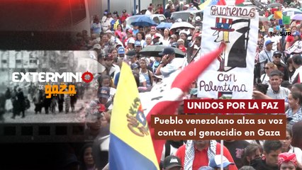 El pueblo venezolano alza su voz contra el genocidio en Gaza