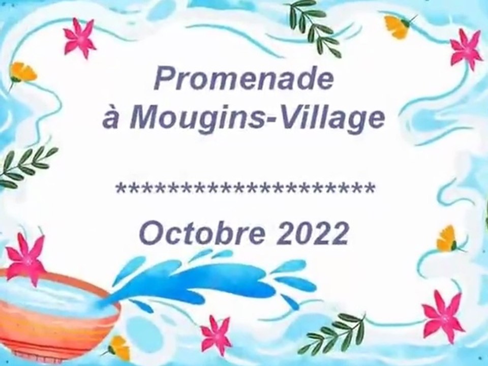 Balade à Mougins Village Octobre 2022