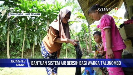 Bantuan SPAM dari Pemprov Jateng Permudah Akses Air Bersih di Desa Talunombo Wonosobo