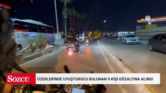 Adana'da üzerlerinde uyuşturucu bulunan 9 kişi gözaltına alındı