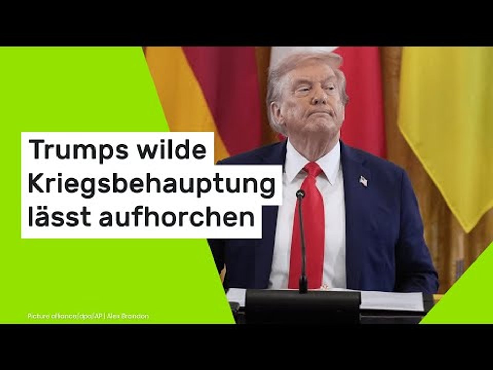 Wilde Kriegsbehauptung lässt aufhorchen - was meint er damit?