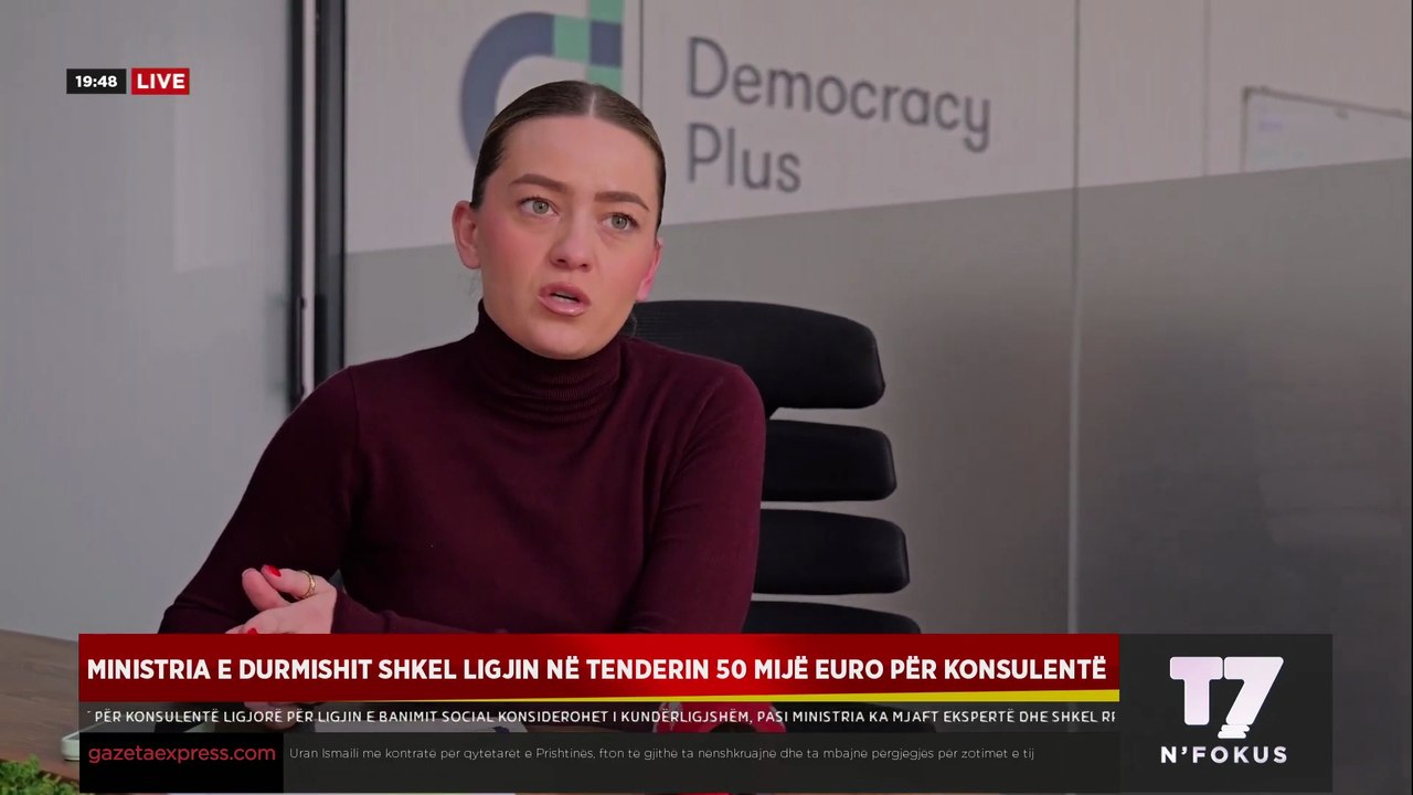 Ministria e Durmishit shkel ligjin në tenderin 50 mijë euro për konsulentë