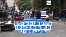 Tirotean a un candidato regional de la minoría albanesa en Macedonia del Norte