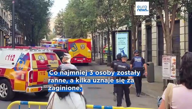 Hiszpania: w Madrycie zawalił się budynek w trakcie remontu, zginęły cztery osoby