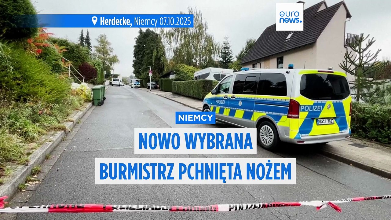 Niemcy: nowo wybrana burmistrz miasta Herdecke pchnięta nożem 