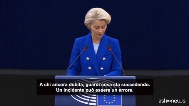 Von der Leyen: l'Ue deve rispondere a guerra ibrida della Russia